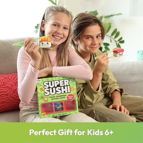 Super Sushi – Fun Family Board Game - Hilarious Party Matching Card Game for Kids, Teens & Adults