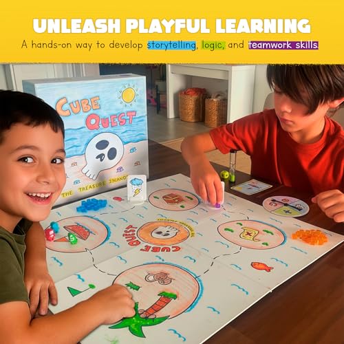 Blank Board Game Kit for Kids & Families โ Make Your Own Game with 180+ Pieces: Double-Sided Blank Game Board, Blank Cards, Dice, Wooden Tokens, Spinner | DIY Board Game Kit for Learning & Play