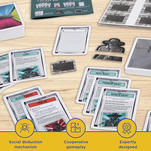 Inside Job | Social Deduction Game | Card Game | Family Games | Kosmos | 2-5 Players | Spy Games | Fast-Paced