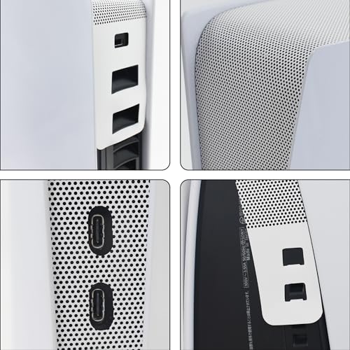 New Version 2.0 Dust Cover Net for PS5 Slim Console, PS5 Slim Heatsink Barrier Pets Hair Anti-dust Cover Dustproof for PlayStation 5 Slim (ruike) - color: ruike