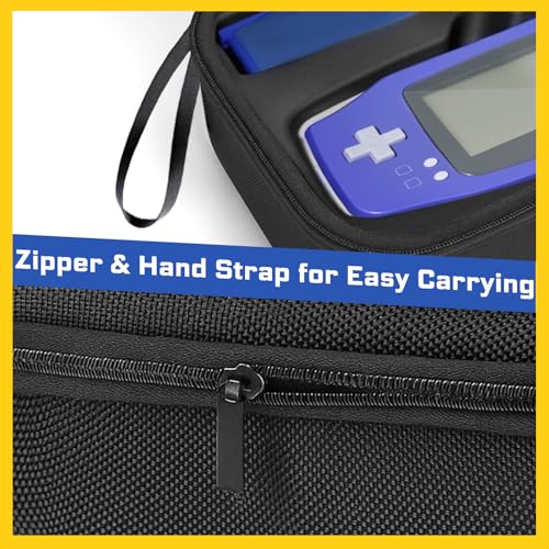 Case for Gameboy Advance, Accessories for GBA, Hard Storage Portable Bag for GBA - Holds 6 Games