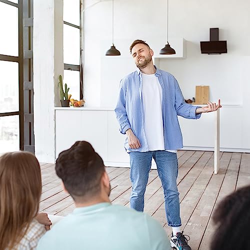 Outset Media- Party Charades Game - Family-Friendly Fun with 500 Charades Cards and Timer - Group Game Night Essential, Ages 10 and up, Amazon Exclusive