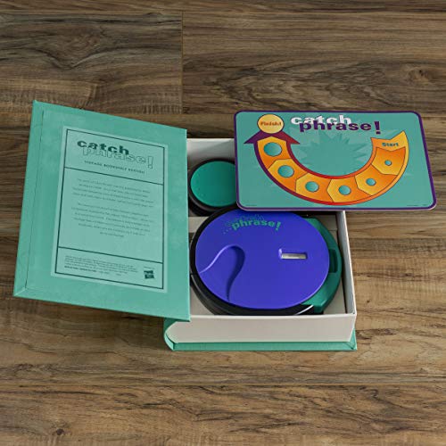 WS Game Company Boggle, Catch Phrase, and Yahtzee Vintage Board Game Bookshelf Collection