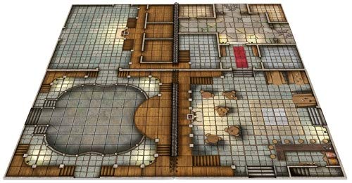 Towns and Taverns Books of Battle Mats by Loke | Modular Fantasy RPG Map Book Set with Lay-Flat Wipe-Clean Pages | Dual Slipcase for DND Pathfinder and Tabletop RPGs | Reusable Surfaces
