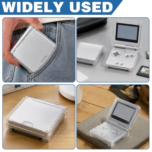 Anti-Scratch Hard Transparent PC Protective Cases Shell Cover, Compatible with Gameboy Advance Case Gameboy Sp Clear PC Cover For Console Gaming Accessory