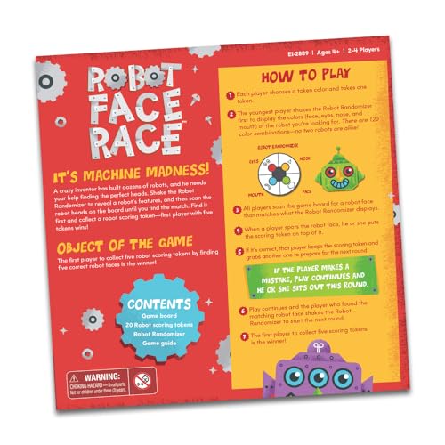 Educational Insights Robot Face Race