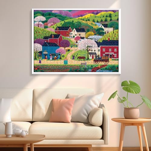 500 Piece Puzzle for Adults, Countryside Scenery Jigsaw Puzzle - style: Countryside Scenery