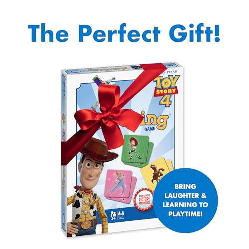 Wonder Forge Toy Story 4 Matching Game | Build Focus and Memory with Woody, Buzz, and Beloved Pixar Characters | Fun and Engaging Activity for Kids Ages 3+ - style: New Packaging