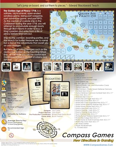Golden Age of Piracy: 1718 Board Game