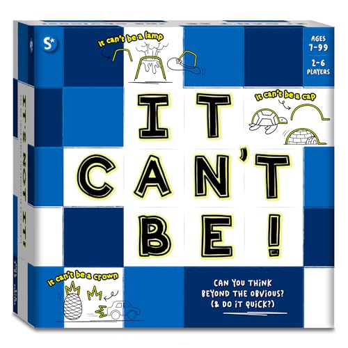 Skillmatics Card & Board Game – It Can't Be, Hilarious Drawing Game | Fast-paced Fun for Families, Parties, Game Nights, Race to Doodle, Gift for Kids, Teens, Adults Ages 7, 8, 9, 10 & Up - style: It Can't Be!