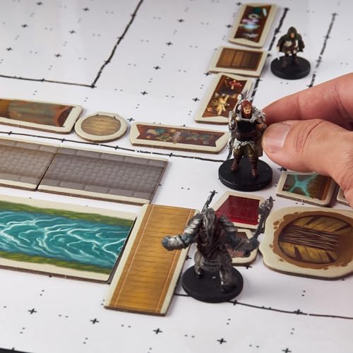 Master's Relics - RPG Item Token Accessory Set - 200+ Double-Sided Dry/Wet Erase Reversible Object Pawns for Fantasy Tabletop Roleplaying Game Terrain Tiles and Dungeon Battle Maps - D&D Compatible