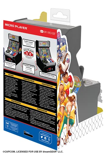 My Arcade Street Fighter 2 Champion Edition Video Game: Mini Arcade Machine, Arcade Version - style: Street Fighter