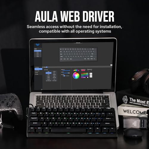 EPOMAKER Aula WIN60 HE 60% Wired Magnetic Keyboard with Adjustable Actuation, 8000 Hz Polling Rate, Hall Effect Switches, Hot-Swap, for FPS Games (Black)