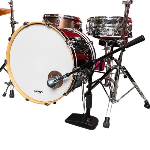 Shure by Gator Compact, Low Profile Mic Stand with Single-Section Boom; (SH-DESKTOP2) - style: Single Section Boom