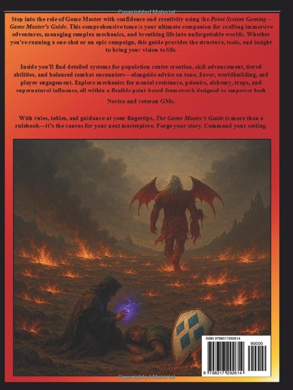 Point System Gaming - Game Master's Guide (Core Rules)