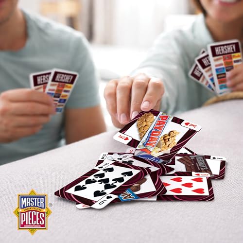MasterPieces Officially Licensed Hershey Playing Cards - 54 Card Deck for Adults - style: Hershey's