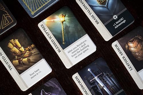 Restoration Games Return to Dark Tower App Enabled, 1 4 Players | App-Enabled Mechanical Tower, Cooperative and Competitive Modes, App Required, Uses 3x Aa Batteries