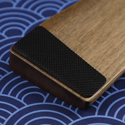 Ergonomic Wooden Wrist Rest Solid Wood Walnut for Keychron Q10 - color: Walnut Wrist for Q10