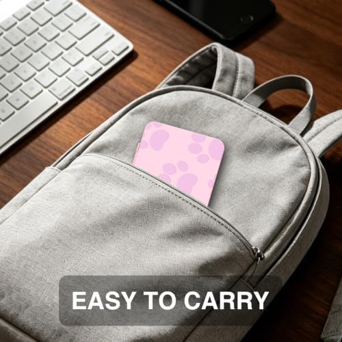 HEIYING Switch Game Case with 48 Precise Slots for Nintendo Switch 2 / OLED | Portable Game Card Holder, Hard ABS Shell with Soft Silicone Lining, Precise Card Slots,Magnetic Closure for Easy Access - color: Pink Cat Paws