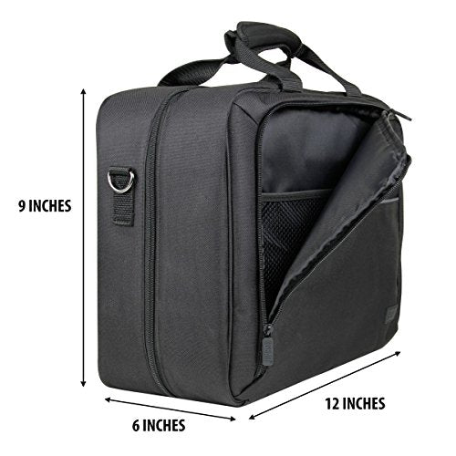 USA Gear Sling Bag Compatible with Nintendo Switch 2, Dock Station, Gamecube / Pro Controller, Joy Cons & more Nintendo Switch 2 Accessories - Customizable Interior, Shoulder Strap - Black - color: Black