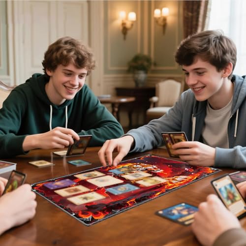 for MTG Playmat, for TCG Play Mat, 24 x 14 inches, Magic Game Card Mat Commander Playmat,Trading Card Inked Game Mat,Battle Game Rubber Non-Slip Mat - Tiger - color: Tiger