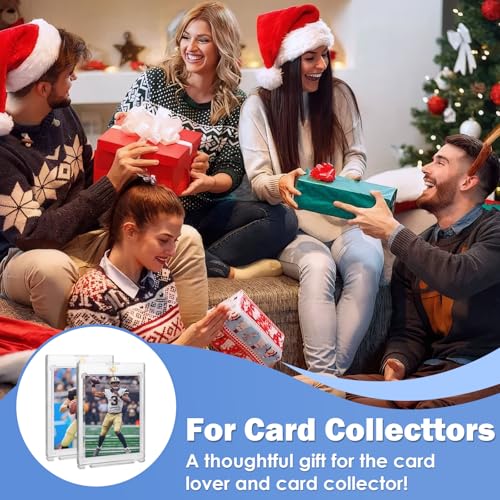 100PT Magnetic Card Holders for Trading Cards, 36ct One Card Touch Holder Baseball Card Thick Protectors Hard Plastic Magnetic Card Case Sports Football Basketball Top Loads for Cards Sleeves