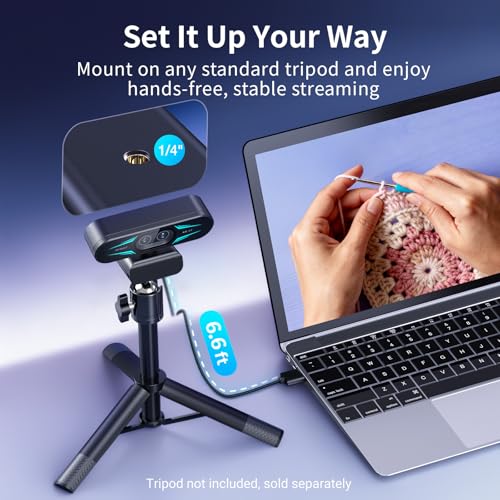 EMEET C60E Dual-Camera 4K Webcam for Streaming, Wide-Angle & Telephoto | Max 11X Hybrid Zoom & PDAF Autofocus, Remote Control, RGB Lighting, 2 Mics, Ideal for Livestreaming and Online Meeting - style: Dual-Camera w/ Remote
