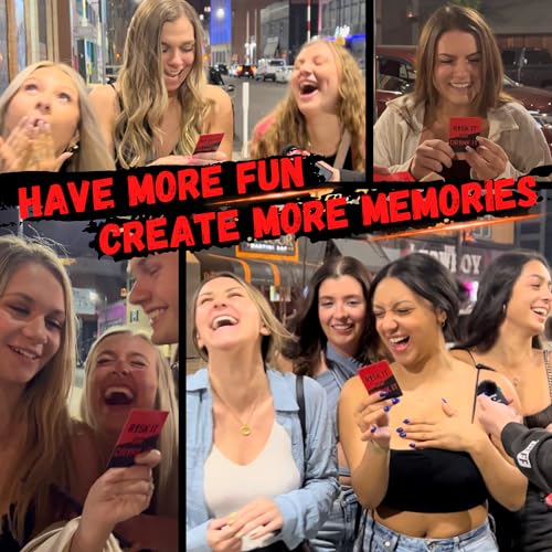| Fun Drinking Game for Adults: 150 Hilarious Dares & Risky Questions | Adult Party Games for Block Party, Pregame, College, Girls Night, Bachelorette