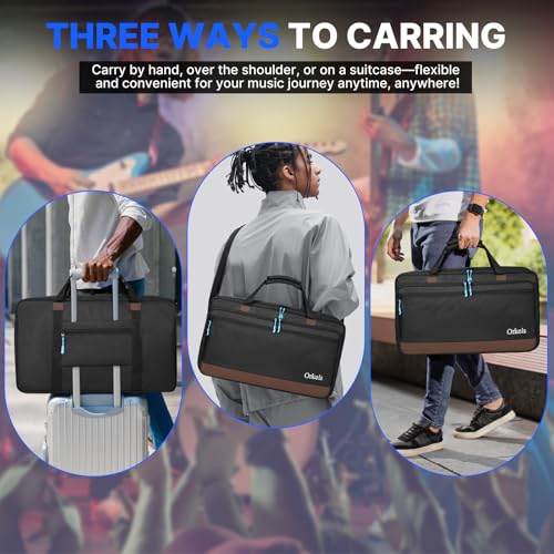 ORKELS DJ Controller Bag, Portable DJ Travel Case with Storage Pocket, Fits Pioneer DDJ 400 SB3 SB2 RB 200, FLX4 REV1, DJ2GO2 Party Mix - size: FLX2/FLX4/REV1/SB2/SB3