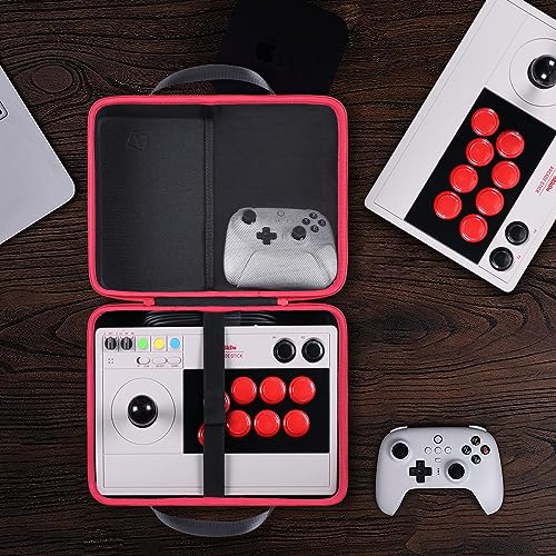 co2CREA Hard Case Compatible with 8Bitdo Arcade Stick for Xbox Series X|S, Switch and PC Windows