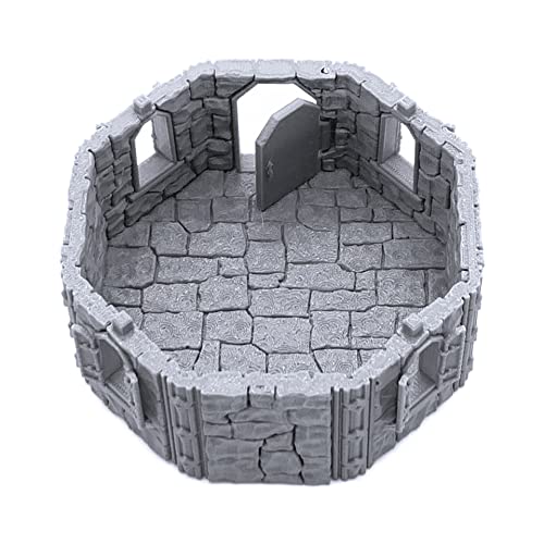 Dwarven House by Printable Scenery, 3D Printed Tabletop RPG Scenery and Wargame Terrain 28mm Miniatures