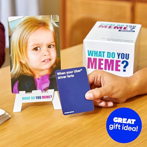WHAT DO YOU MEME? Core Game (Original Version) – The Hilarious Adult Party Game for Meme Lovers - size: 16.51 cm x 11.43 cm x 10.92 cm, style: Classic