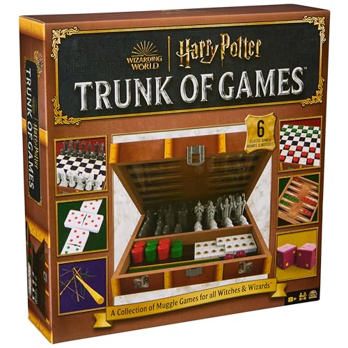 Spin Master Games Harry Potter Trunk of 6 Classic Games