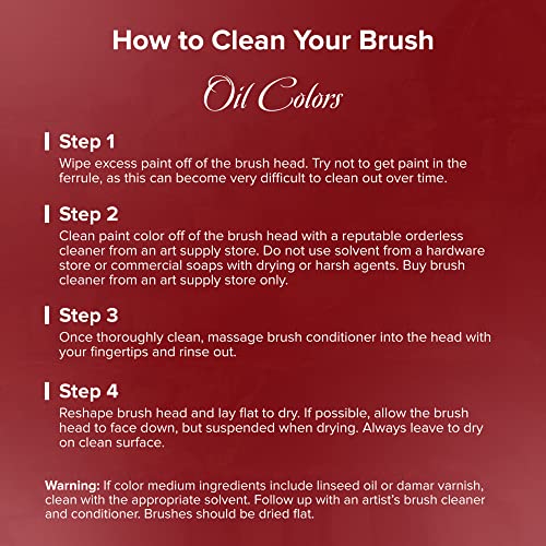 Silver Brush SMS-5599S Silver Mop Short Handle Multi Media Brush Set, 4 Per Pack - color: Mop Variety Set, size: 4 Pc