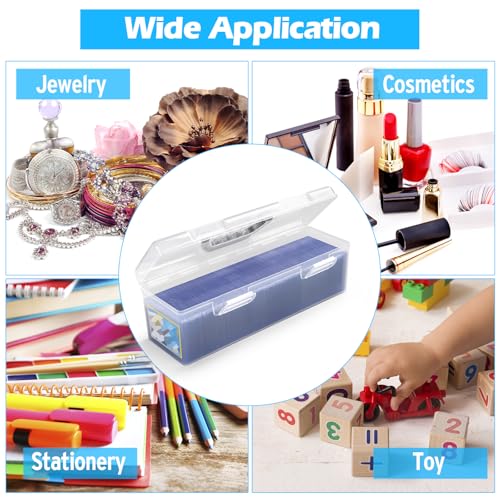 SUNEZLGO Storage Box For Toploader, Trading Card Storage Box Plastic, Playing Card Case, Large For Toploaders 200 Cards 750, Fit For Toploader and Standard Card - style: 1 Pack