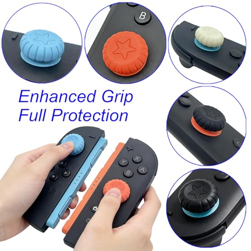 ZELHYDRO 4 Pack Joycon Joystick Replacement for Nintendo Switch 2, Analog Joystick Joycon 2 Thumb Sticks with Thumbstick Grips, Screws