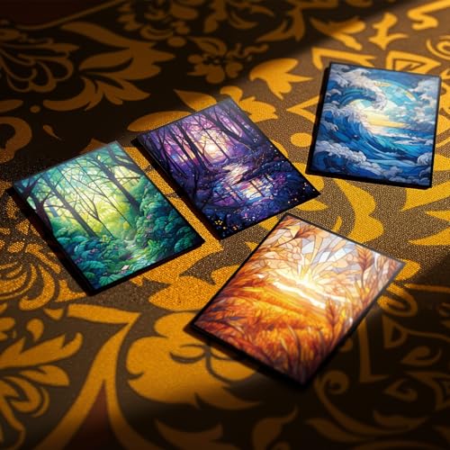 MTG Card Sleeves - Swamp - Ultra Clear Front & Matte Finish Back, 100 Count Standard Size Matte Art Sleeve for Magic The Gathering - color: Swamp