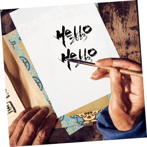 IWOWHERO 500pcs Thick Copy Paper for Calligraphy Writing Package Chinese Character Post Practice Paper Pad