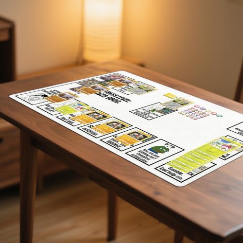 Playmat for Trading Card Game with 31 Damage Counters,Single Player Trainer Mat and Professional Storage Bag (Funny) - color: Funny