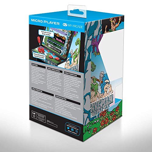 My Arcade Bad Dudes Micro Player - Portable Game, 6.75 Inch Mini Retro Arcade Machine Cabinet - Licensed Collectible - style: Caveman Ninja