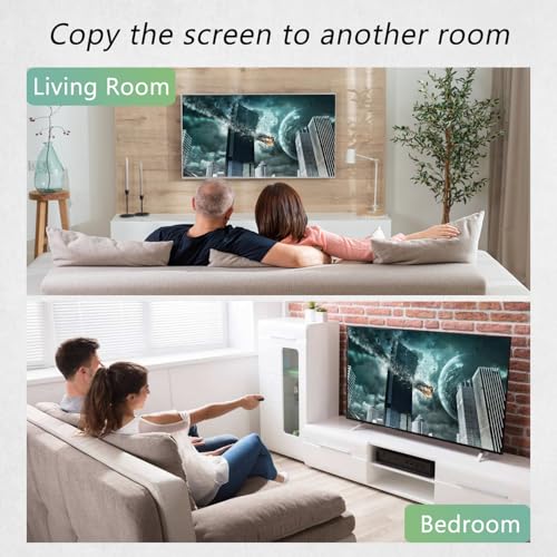 8K@60Hz HDMI Splitter 1 in 2 Out, 1x2 HDMI 2.1 Splitter Support 4K@120Hz, 1080P@240Hz VRR HDCP2.3 HDR HDR10 48Gbps EDID Dolby Atmos 7.1ch - size: 1x2