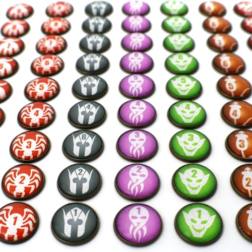 D&D Numbered Monster Token Markers for Dungeons and Dragons (Vampire) - style: Vampire