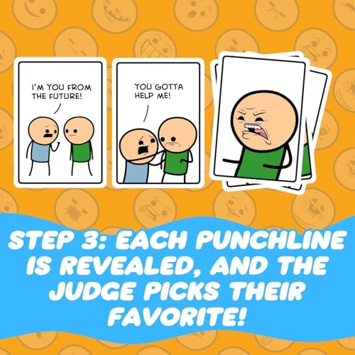 Joking Hazard by Cyanide & Happiness - 360+ Funny & Inappropriate Comic Cards, Hilarious Party Games | Includes Add-Your-Own-Words Cards - style: Joking Hazard Main Game
