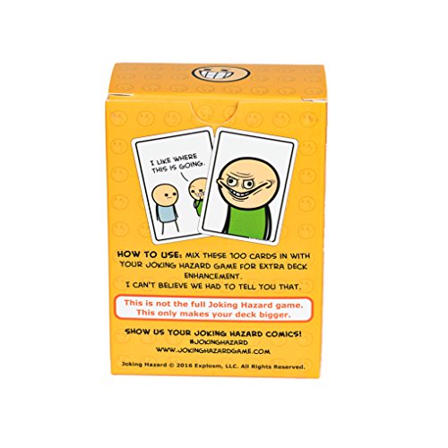 Joking Hazard Deck Enhancement #1 - Expansion Pack for Fun Party Games by Cyanide & Happiness, 100 New Hilarious Comic Cards | Perfect for Game Night - style: Expansion Pack 1