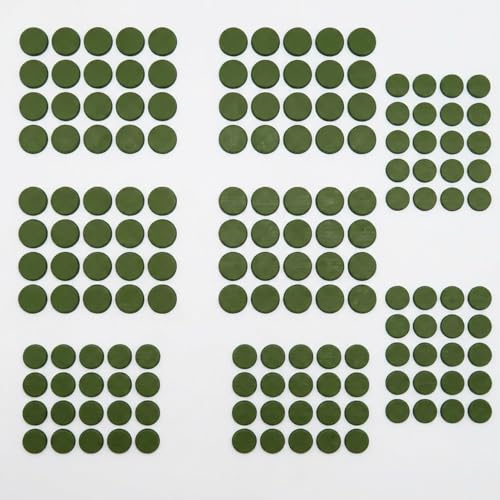 160 Pcs Mouse Slider Pads Replacement, PTFE Glide Dots 6mm and 7mm Universal Mouse Skates for Gaming Mouse and Office Mice, Smooth Glide Upgrade Compatible with Cloth or Hard Mousepads (Green) - size: Dia 6mm/7mm Green