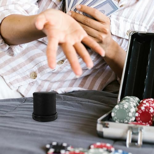 BESTonZON 1set Dice Cups with Base for Party Game Night Lightweight and Compact Dice Storage for Activities Easy to Use and Convenient