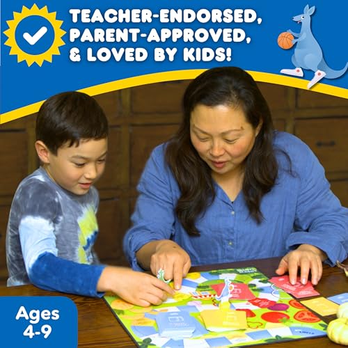 Kangaroo Cravings Learn to Read 300 High-Frequency Sight Words Board Game - Fun Learning Resource & Word Game for Kids Ages 4-9 - Parent & Teacher Must Haves for Preschool, Kindergarten, 1st-3rd Grade