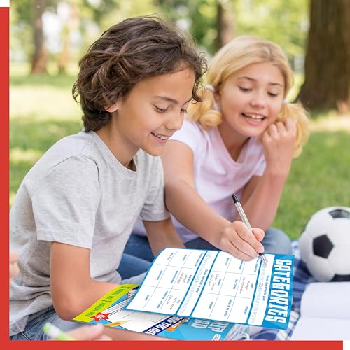 Road Trip Game Pad, 80 Perforated Sheets Travel Activity Pad, 5 Games in 1 Pad, Plane, Car Trip Activity, Pen Pencil & Paper Game for Kids, Adults (6” x 9”) - style: Classic