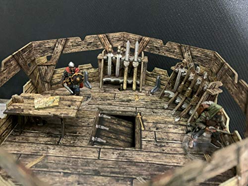 Battle Systems – Modular Fantasy Scenery – Perfect for Roleplaying and Wargames - Multi Level Tabletop Terrain for 28mm Miniatures – Colour Printed Model Diorama – DnD Warhammer (Watchtower) - style: Watchtower