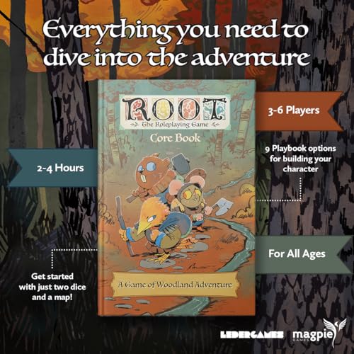 Magpie Games Root The Roleplaying Game: Core Book, Woodland Fantasy RPG - style: Core Book